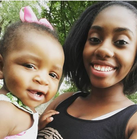 Noureyah with her mom, Rayleenah