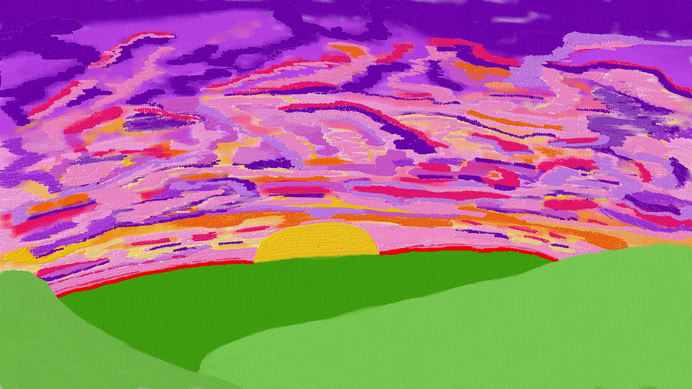 Hillside Sunrise - SOLD