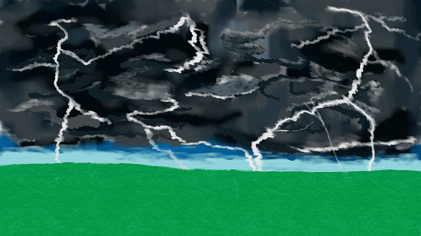 Lightning Dancing - $100.00 - SOLD 10/16.