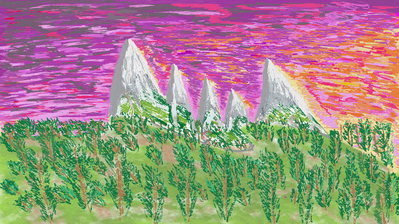 Mountain Sunset - SOLD