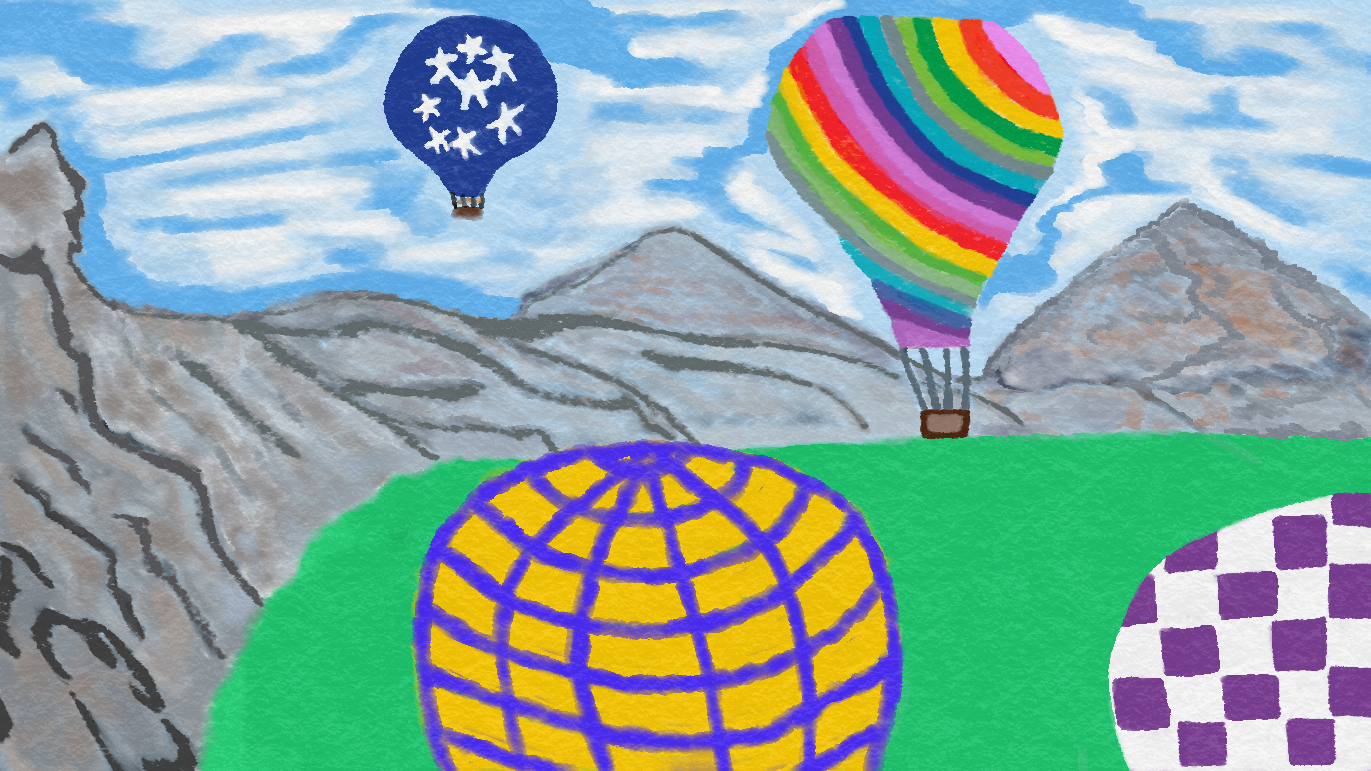 Balloons in Flight -Sold 11/16.