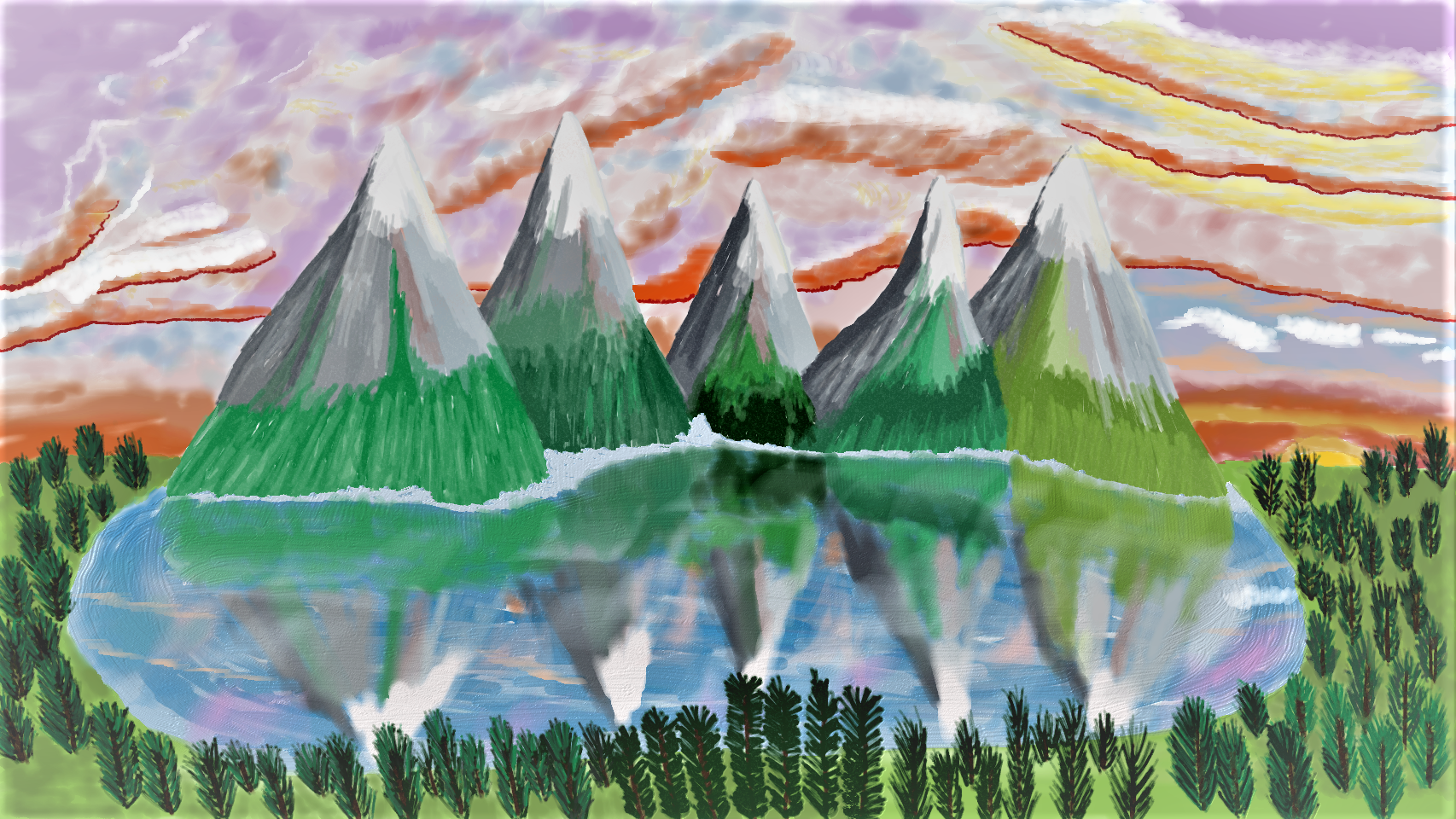 Mountain Lake - SOLD 12/10/16 $125.00