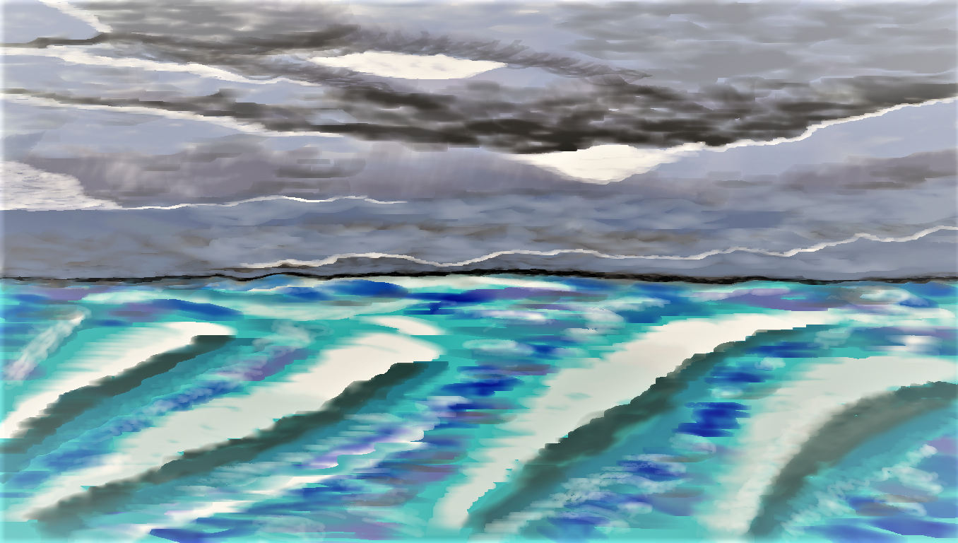 Storm Cloud Ocean - $125.00
