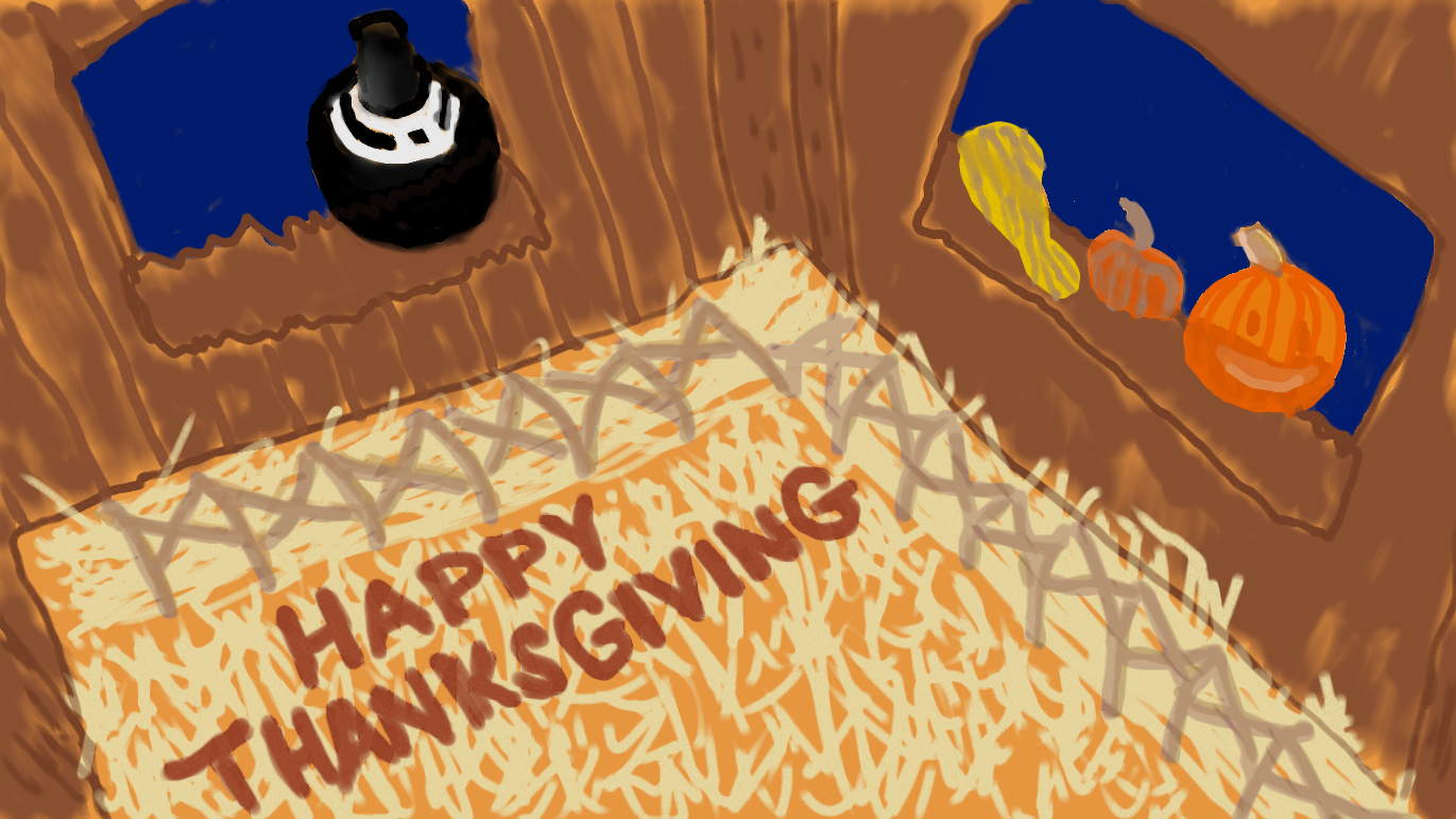 Happy Thanlsgiving - SOLD 10/16  $75.00