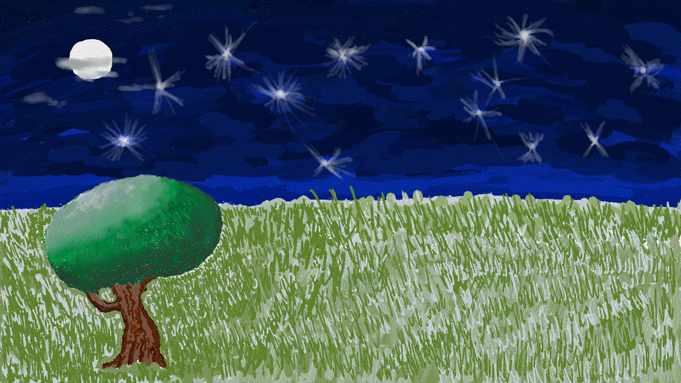 Moonlit Night SOLD  $10.00 06/17