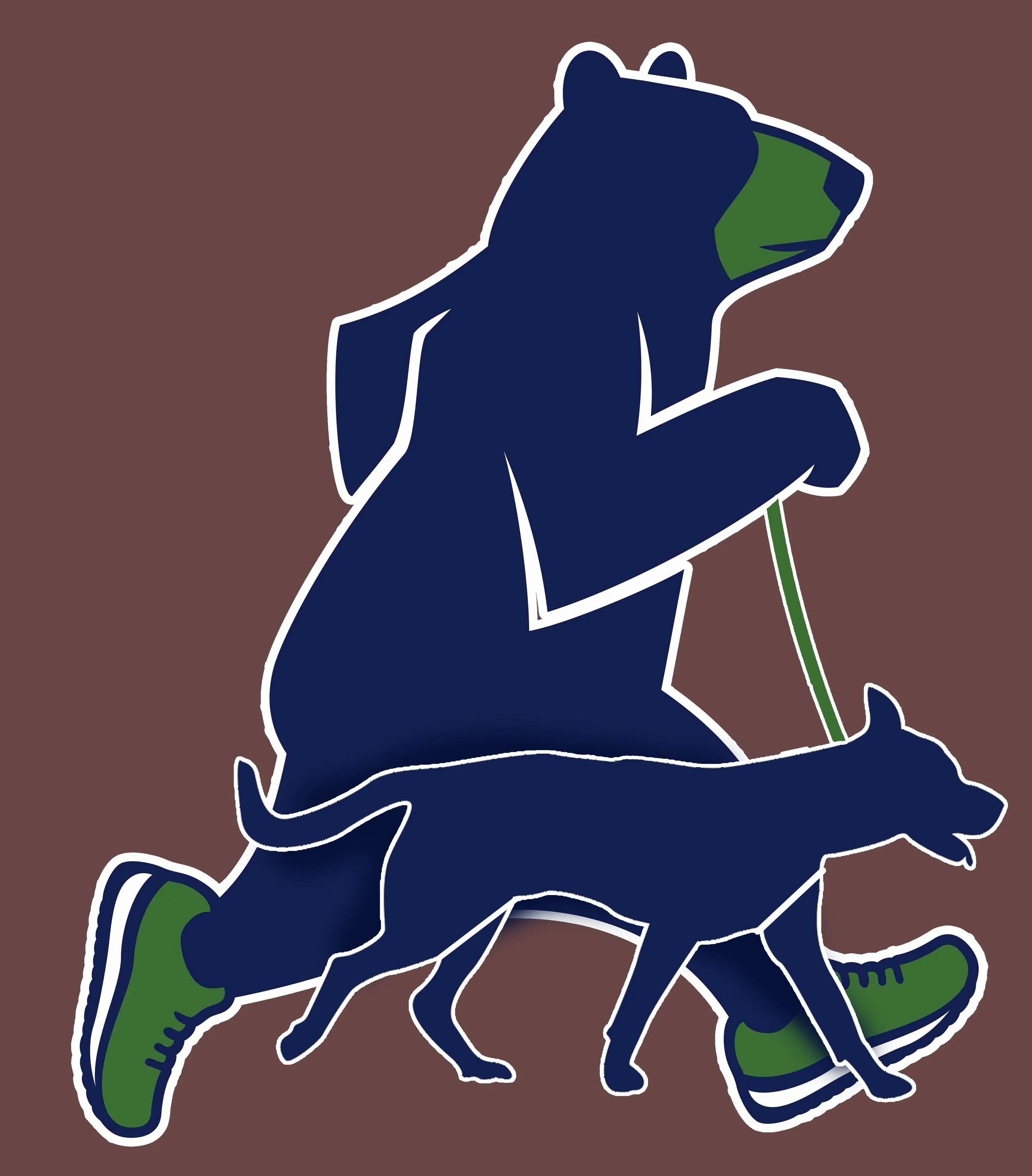 Ted Riding Dog This Bear Cares — Terra Running Company