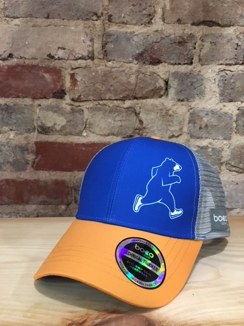 Blue/Orange Boco hat — Terra Running 