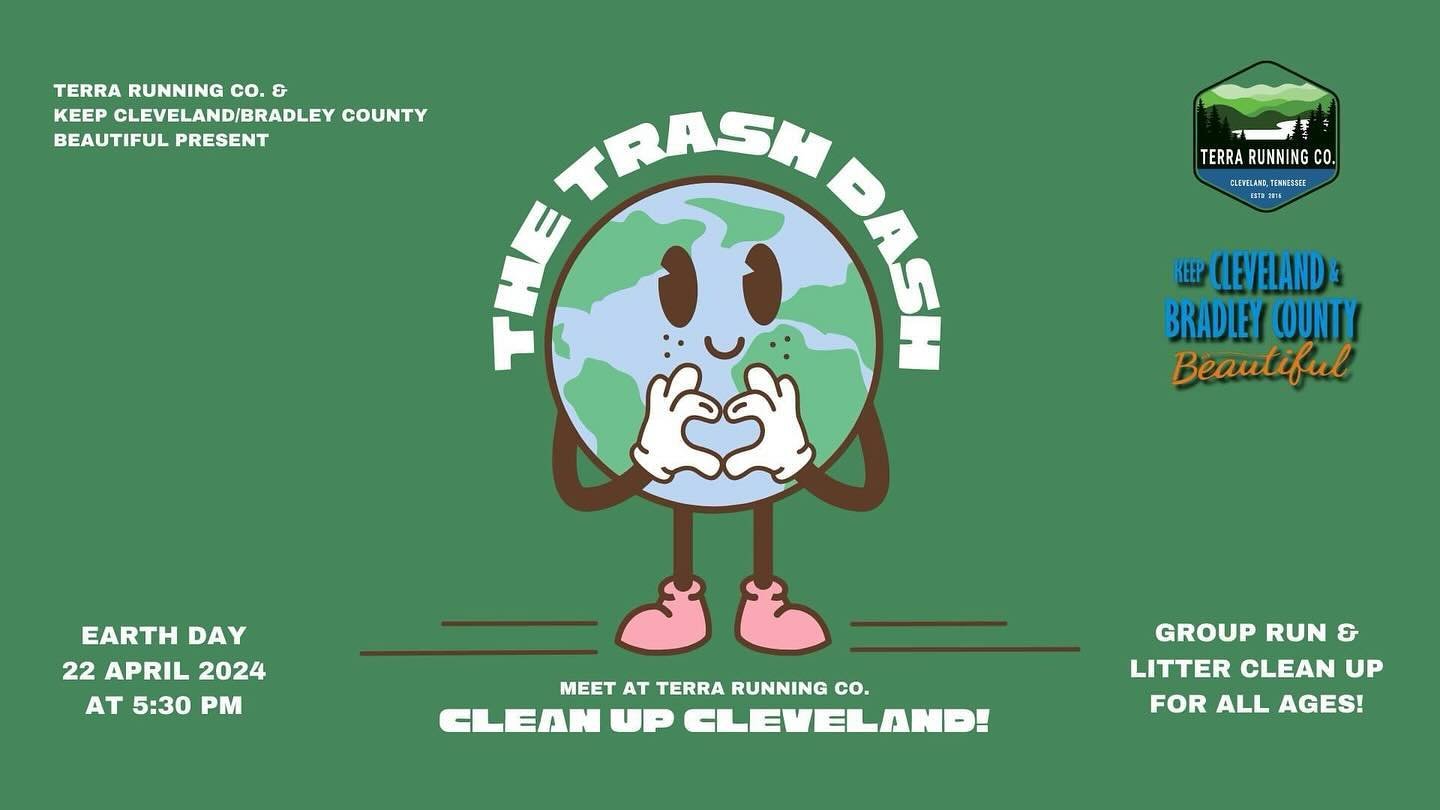 Happy Earth Day, Cleveland! How are you celebrating?! A walk outside? A bask in the sun? A trash pickup run with us? Join us tonight at 5:30 for the Trash Dash; our normal Terra Trot plus trash grabbers and garbage bags! 🌎