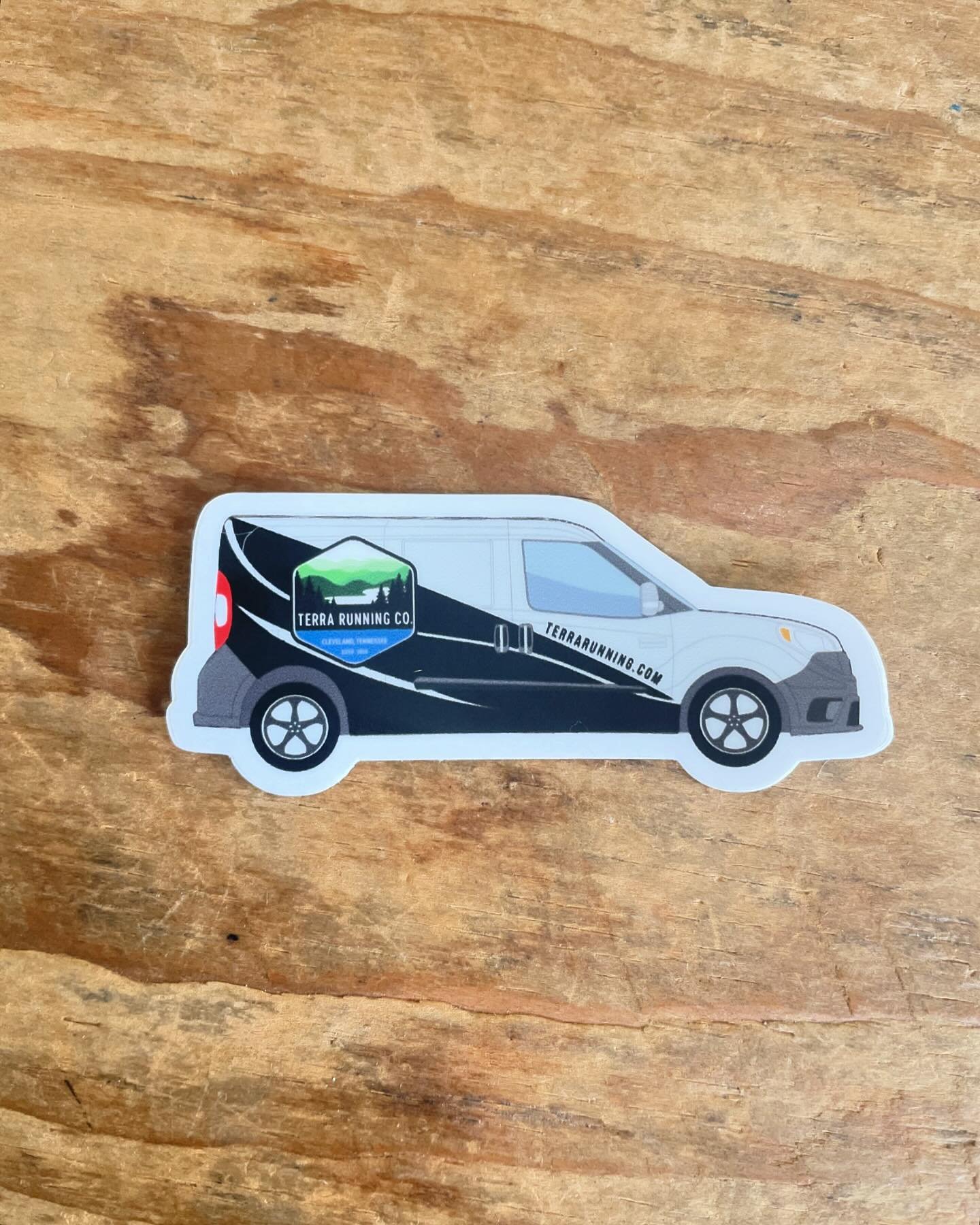 Hey! It&rsquo;s the Terra Van! 🚐
Catch it as our new sticker OR find the real thing at our races.
