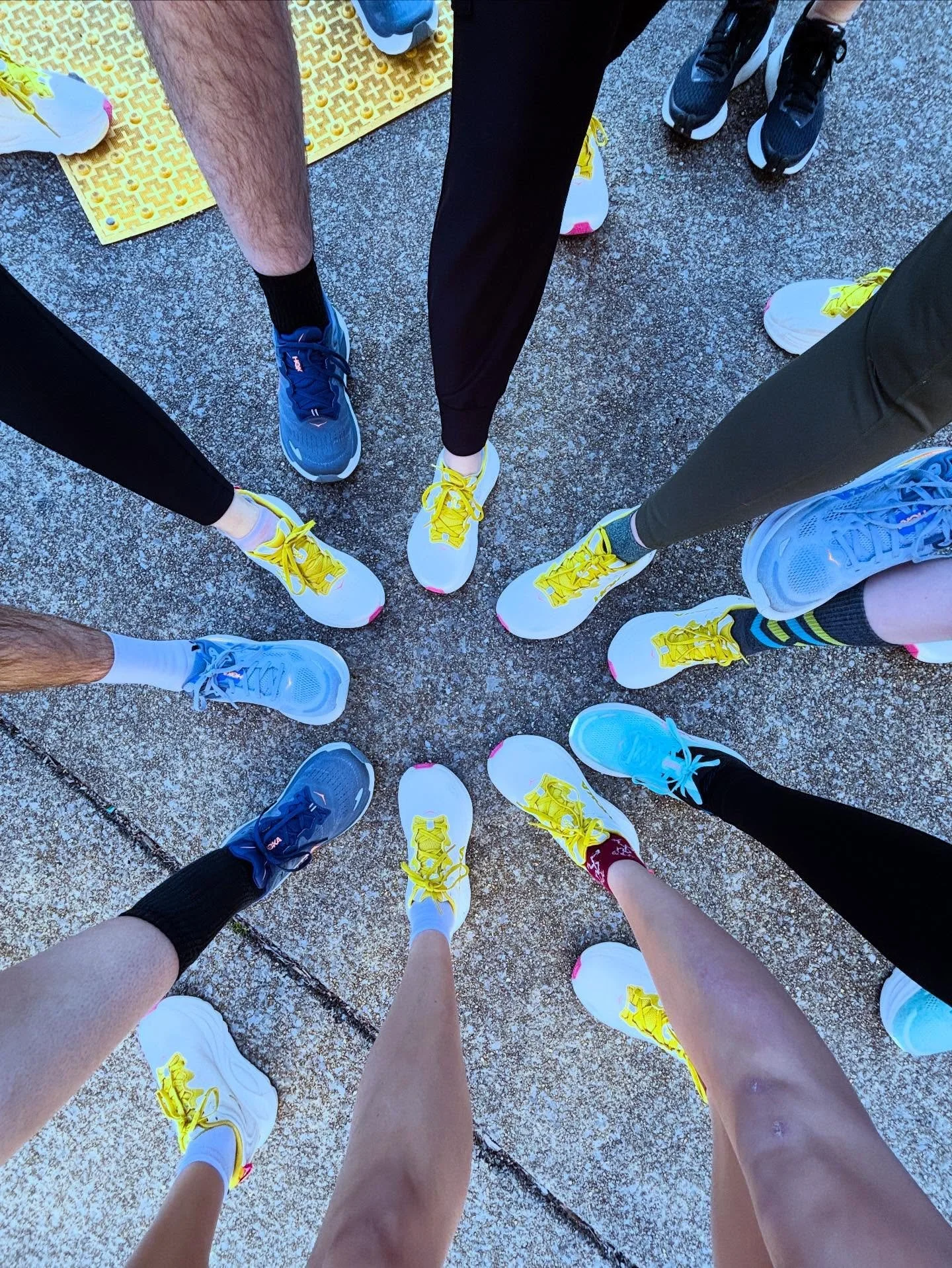 It was a perfect night for sunshine, Hoka Bondi and Gaviota demos, and friends. ✌️&hearts;️