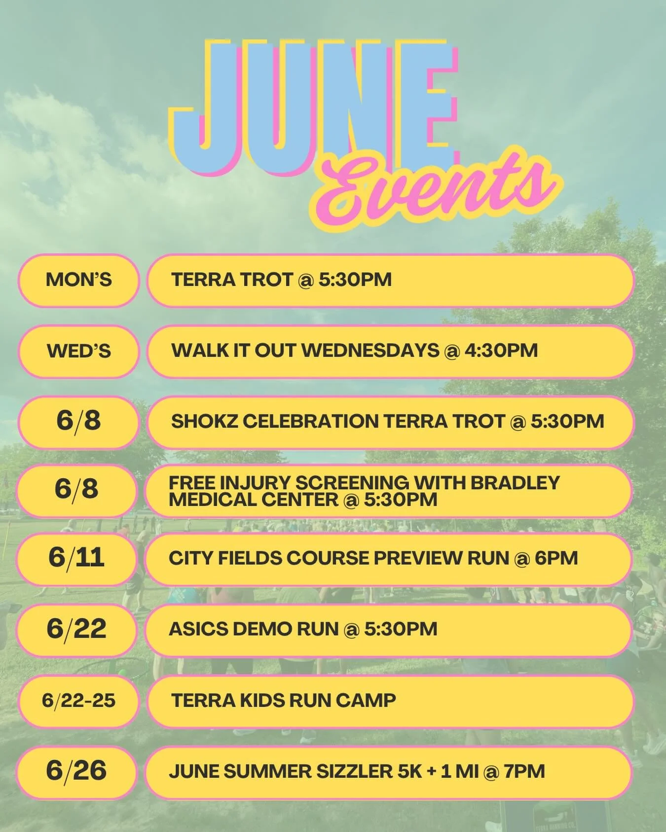 There&rsquo;s so much happening in June! 🔥😎☀️