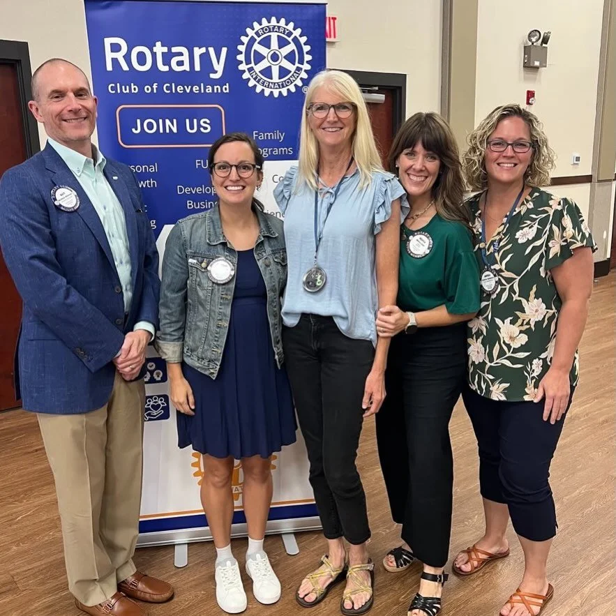 Many thanks to my friends at the Rotary Club of Cleveland for inviting me to present about how Terra Running has worked to support our local Cleveland community 🫶🏼