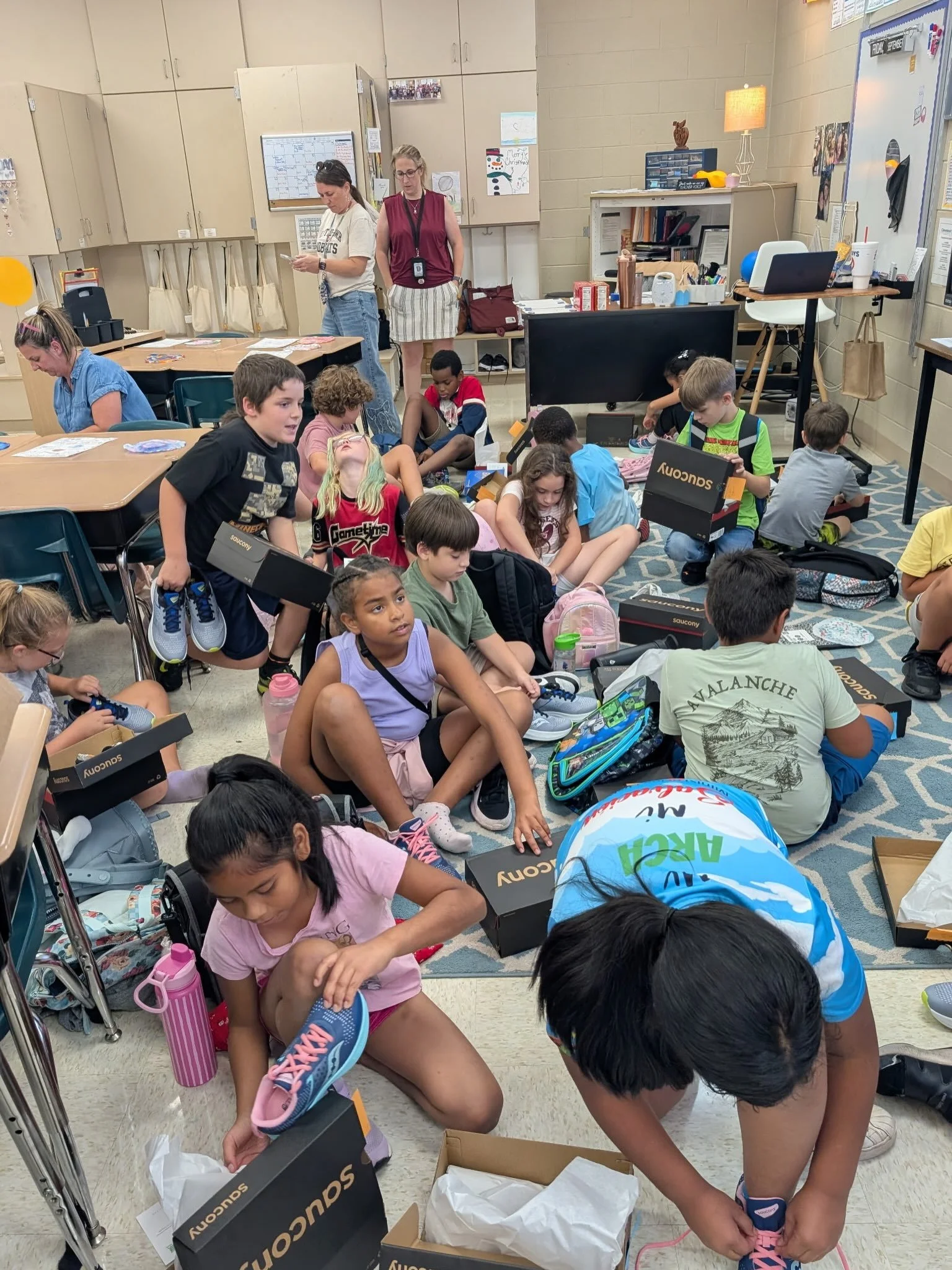 Remember when Oprah said, &ldquo;You get a car! And YOU get a car! And YOU get a car!&rdquo; Yeah, we got to do that today with shoes! 

Thanks to the generous support of our friend Adam and HHM CPA&rsquo;s who sponsored the entire Blythe Bower Terra