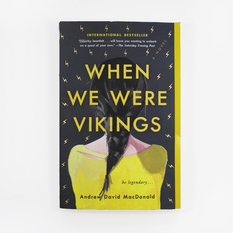  Painting used for the cover of When We Were Vikings, published by Scout Press, an imprint of Simon &amp; Schuster, Inc., 2020 