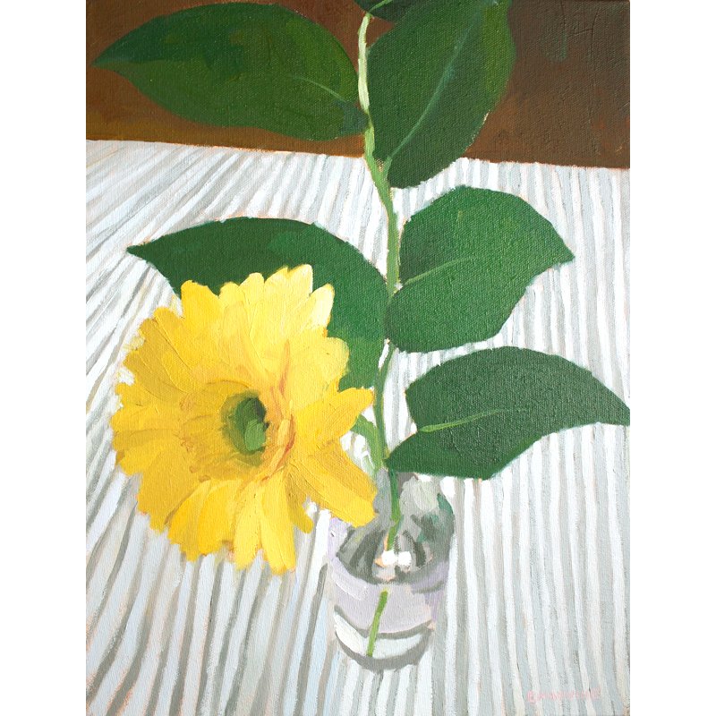    Daisy   2015 oil on canvas 12 x 16” 