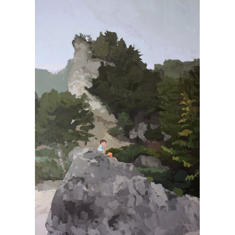    Graham and Arch Rock   2024 oil on canvas 24 x 36” 