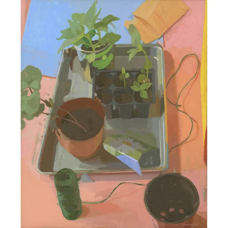 Garden Still Life 4 oil on canvas 16 × 20”