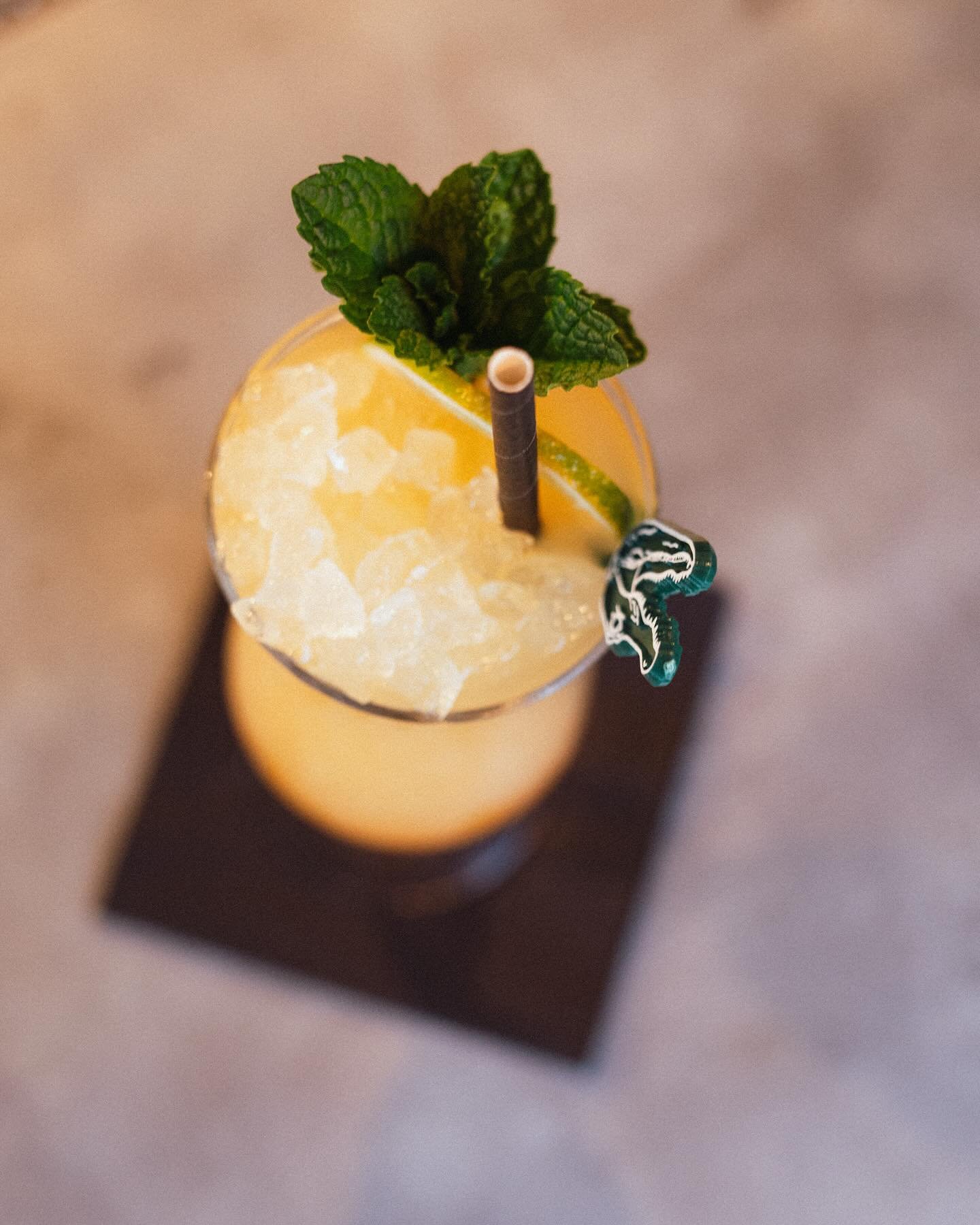 DOESN&rsquo;T THAT LOOK INVITING a Mai Tai and a Pina Colada had a spicy baby and we called it Evil Twin. Named after a regular who forced us to try infinite iterations before we &ldquo;got it right&rdquo; and who is himself the evil twin. Dr Funke i