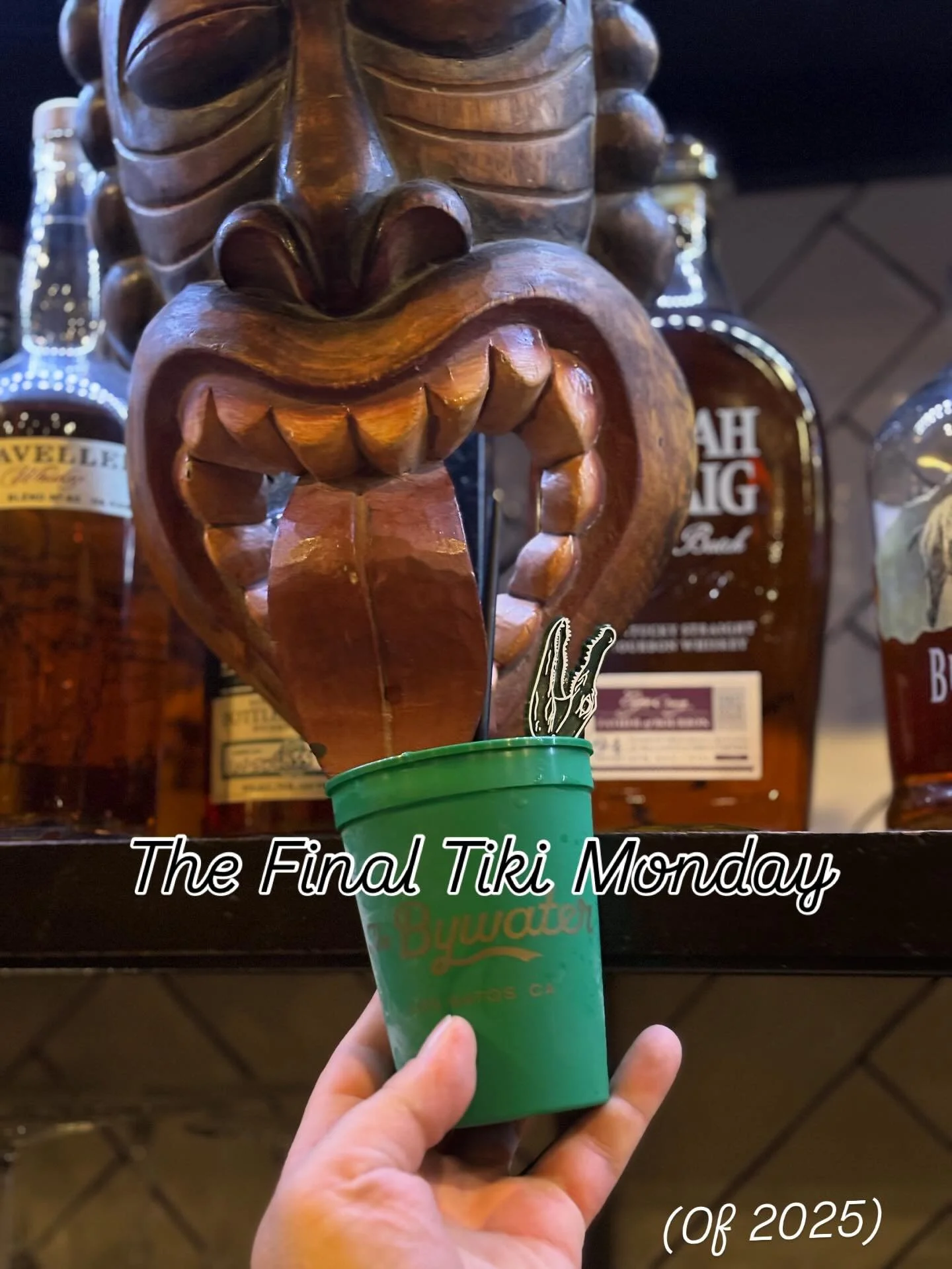 FINAL TIKI MONDAY OF 2025 THIS MONDAY 10/13
we&rsquo;ve had a hell of a good time doing kitschy specials every Monday for the last 6 months but we&rsquo;ve drank enough rum to hold us over until spring. Before the new Monday special starts we&rsquo;r