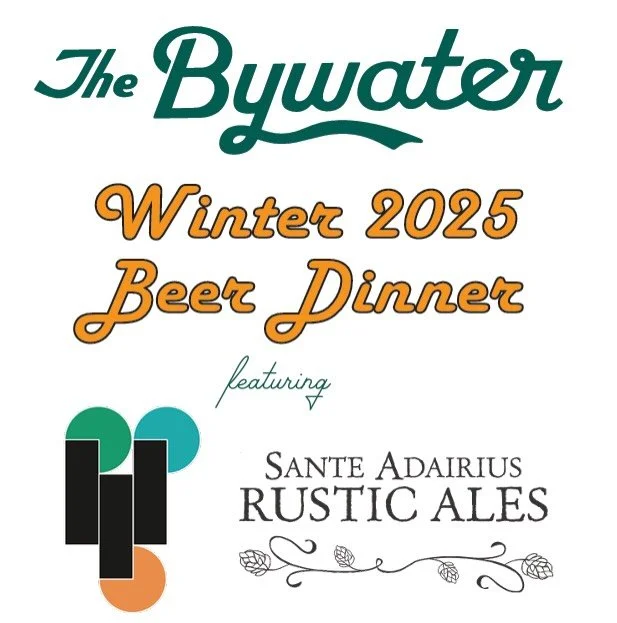 2025 WINTER BEER DINNER IS ON welcoming Sante Adairius and Private Press to the Bywater for a one night only, 6 course paired tasting menu. 
Sunday, December 14 two seatings available
exploretock.com/thebywater for tickets, link in bio
PARTY ON A SUN