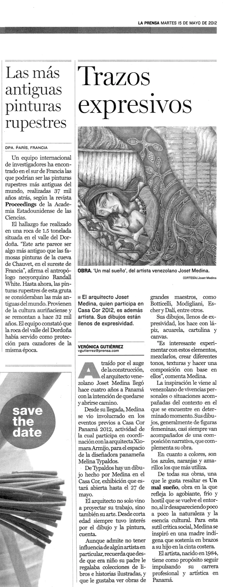 EXPRESSIVE STROKES La Prensa - Panama, 2012