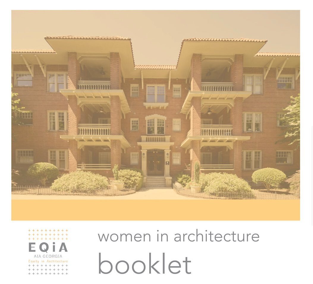 EQiA would like to celebrate and recognize buildings designed by women architects in Atlanta and the surrounding areas built before 1970. Together with @archiveatlanta we will compile a list, create a map, add it to our website together with a walkin