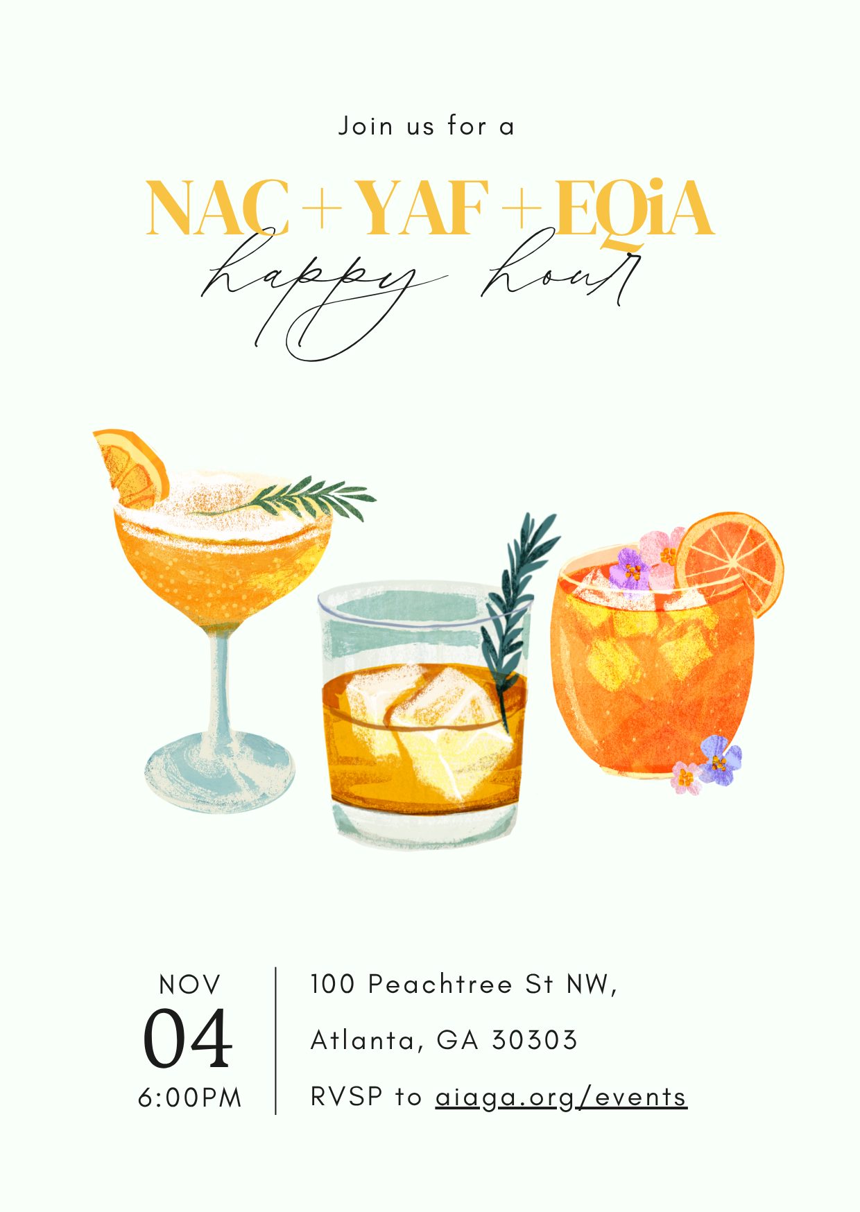 EQiA + NAC + YAF WLS Happy Hour
