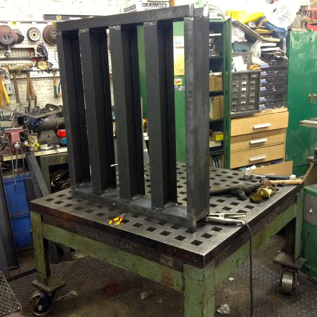 In progress platen for Hydraulic Press