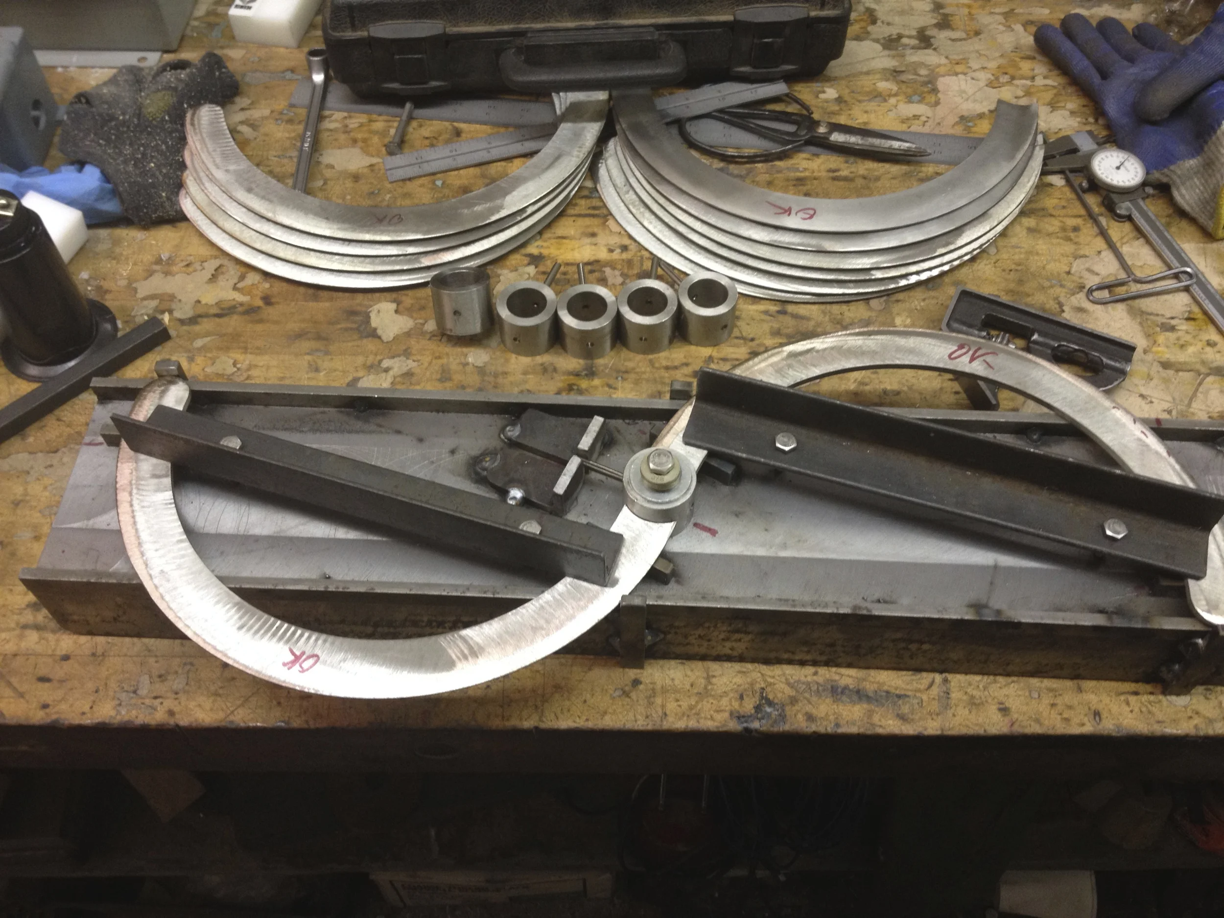 Fabricating Naginata beater blades