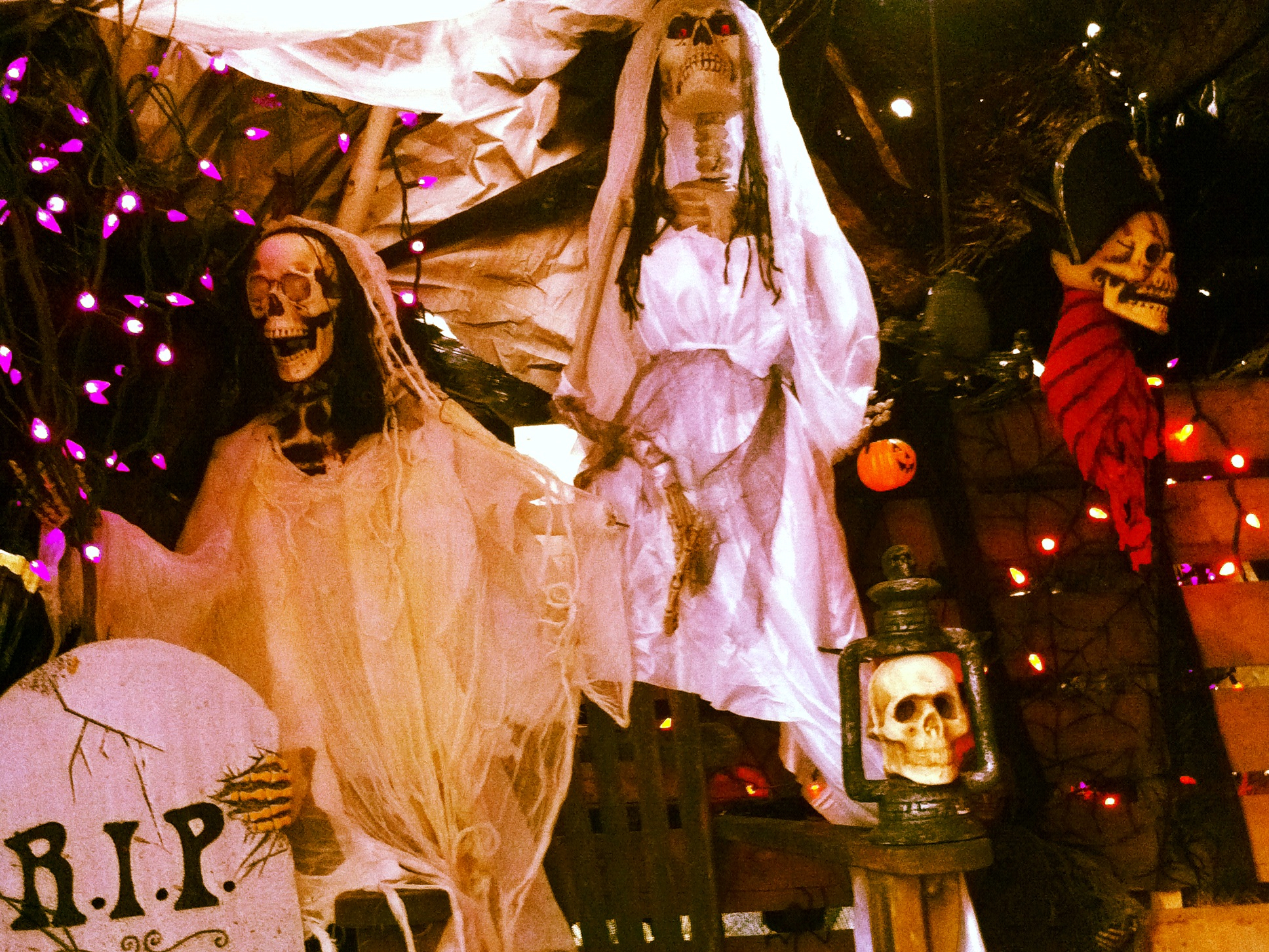 Enter our haunted barn if you dare...