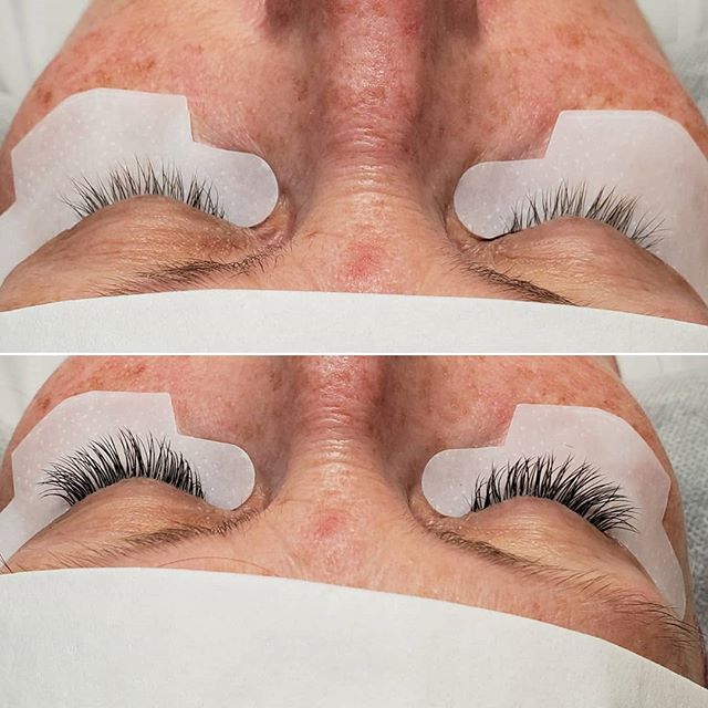 Before and after #travelbug #beforeandafter #vacationlashes