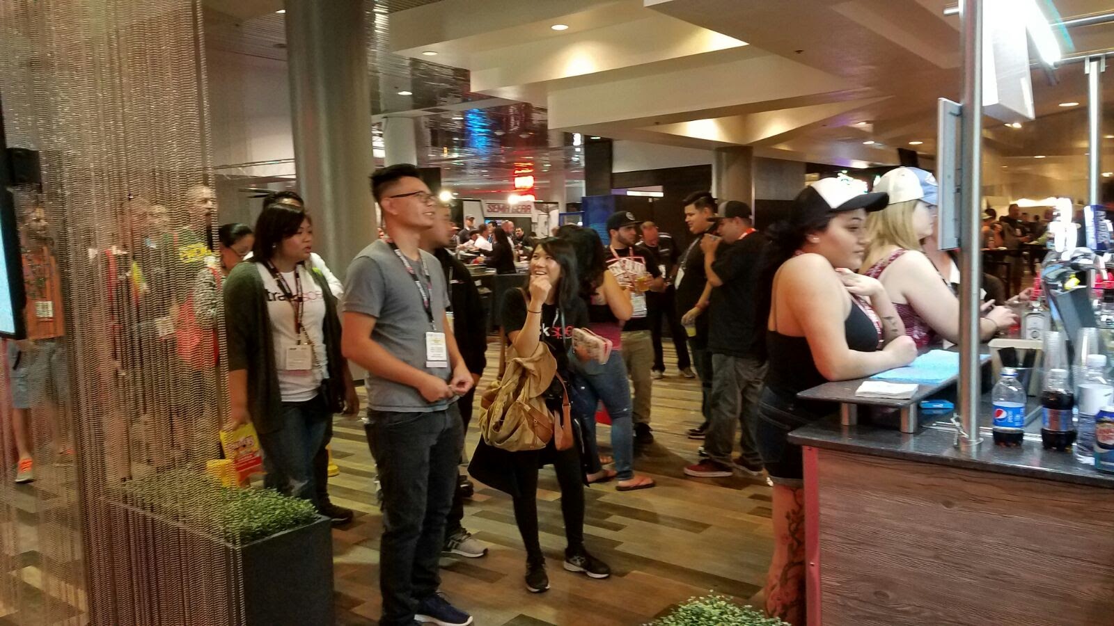 Drink line.