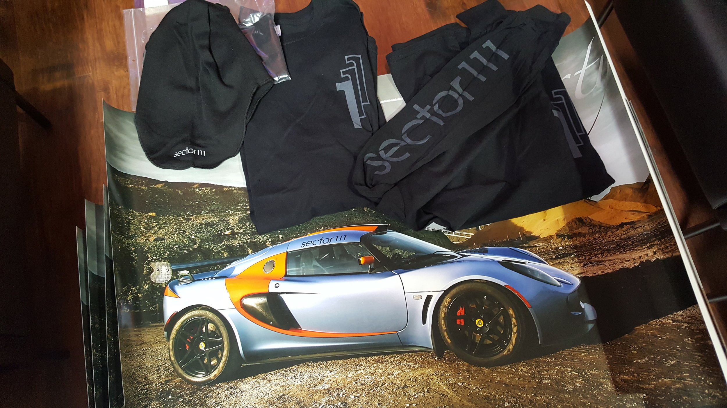 Fourth Place : 1 Long Sleeve, 1 Exige poster, and 1 Balaclava from Sector 111