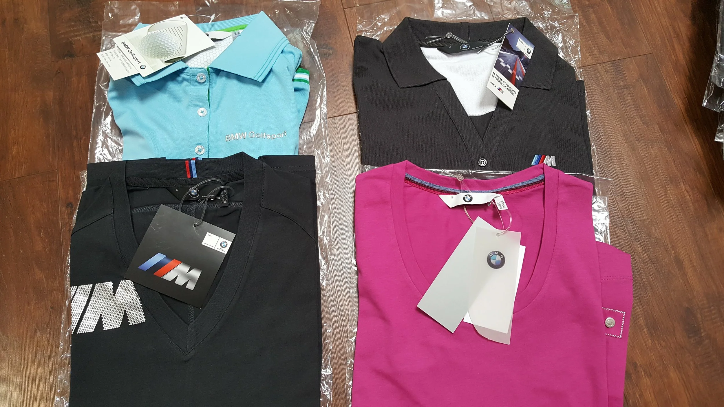 various bmw women's apparel Donated by BMW of Fremont . 4 winners. Estimated value: $30-60.