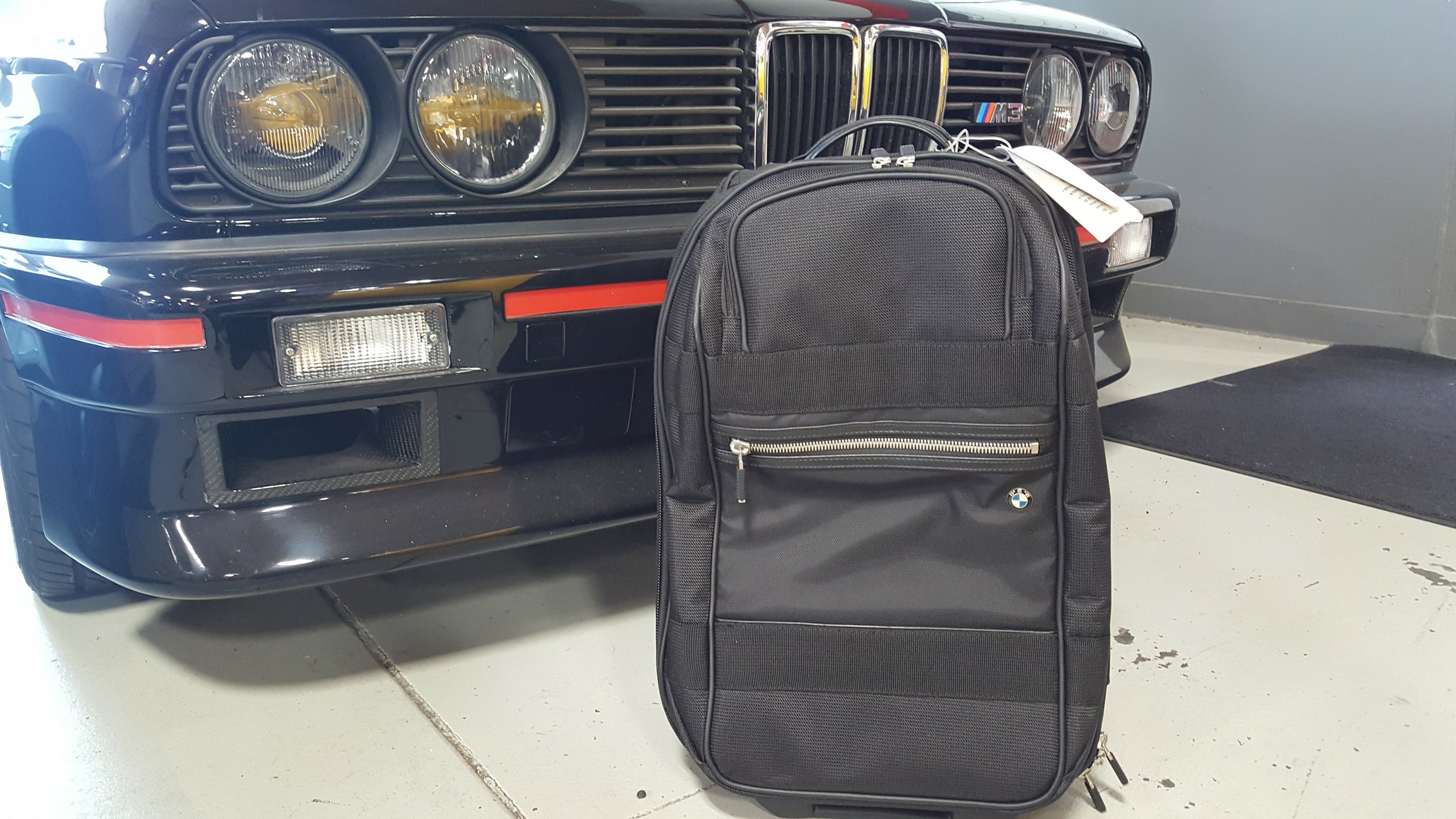 bmw 20" trolley luggage Donated by BMW of Fremont . 1 winner. Estimated value: $120-150.
