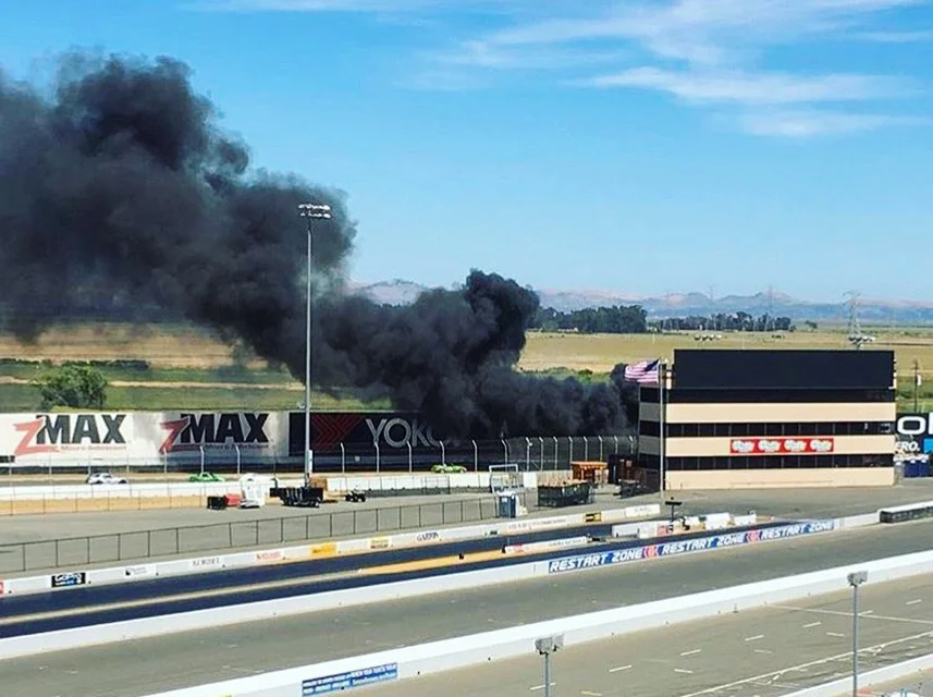 During the red flag (you can see me and "Irene" under the first ZMAX sign on the far left)