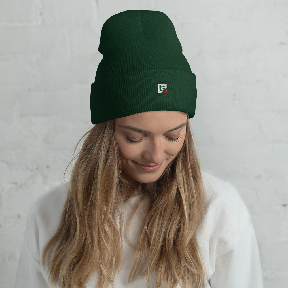 TS Cuffed Beanie, Embroidered — Trackspec Autosports