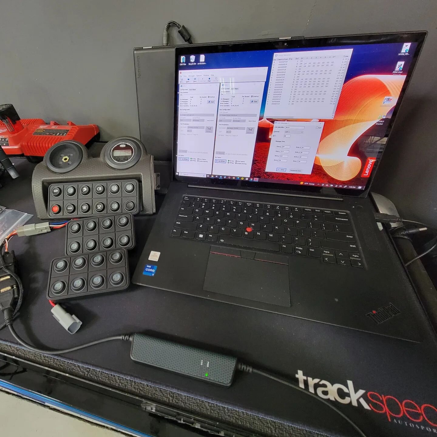 Disabling the introductory LED show on these Blink Marine CAN keypads because racers ain't got time for that. Thanks @jei_blacktrax for the tip!

#blinkmarine #cankeypad #pdm #pmu #aimpdm #trackspec #trackspecautosports