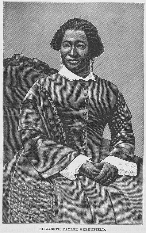 Courtesy of Schomburg Center for Research in Black Culture, Manuscripts, Archives and Rare Books Division, The New York Public Library. "Elizabeth Taylor Greenfield." The New York Public Library Digital Collections . 1878. 