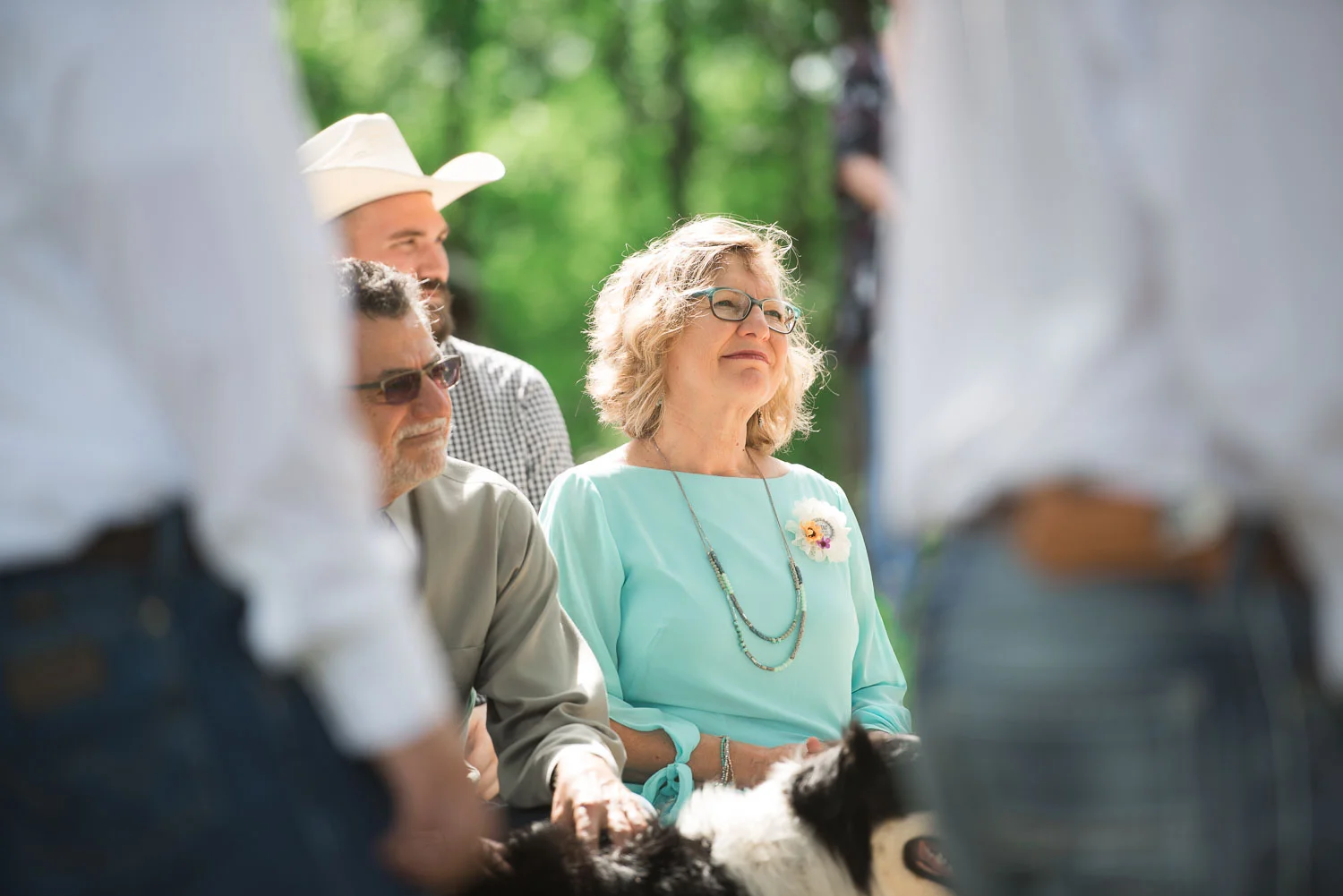 45 Grooms mom watches wedding ceremony.jpg