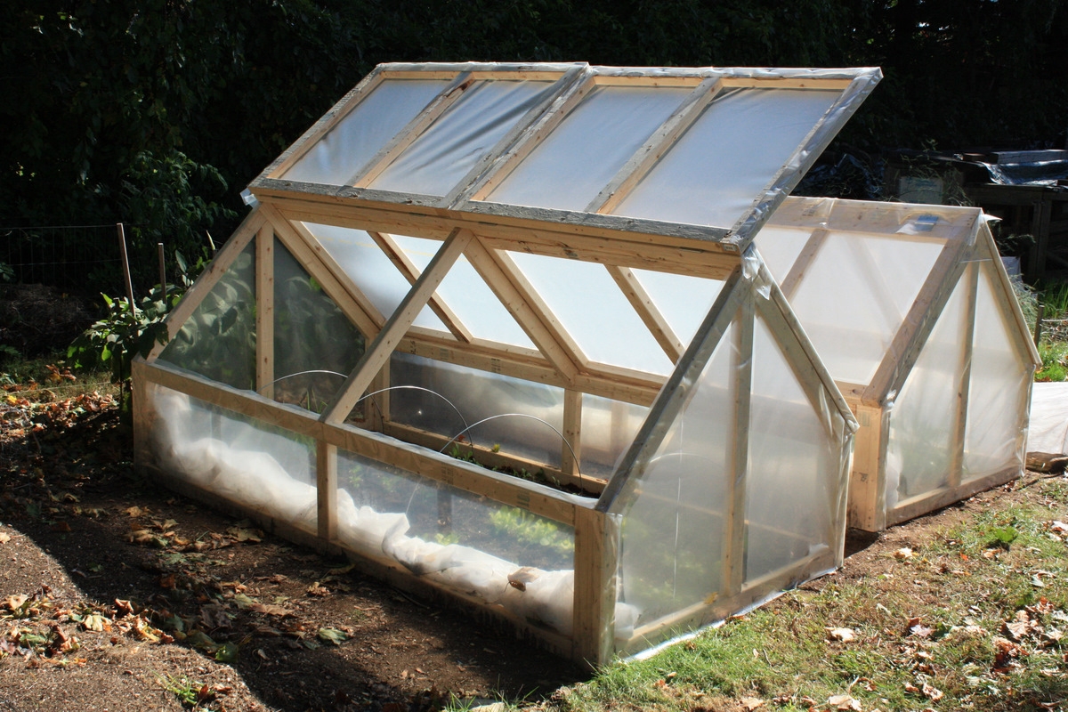 Cold Frame With 6mil 5 Year Or Better Greenhouse Poly Film Cold Frame With 6mil 5 Year Or Better