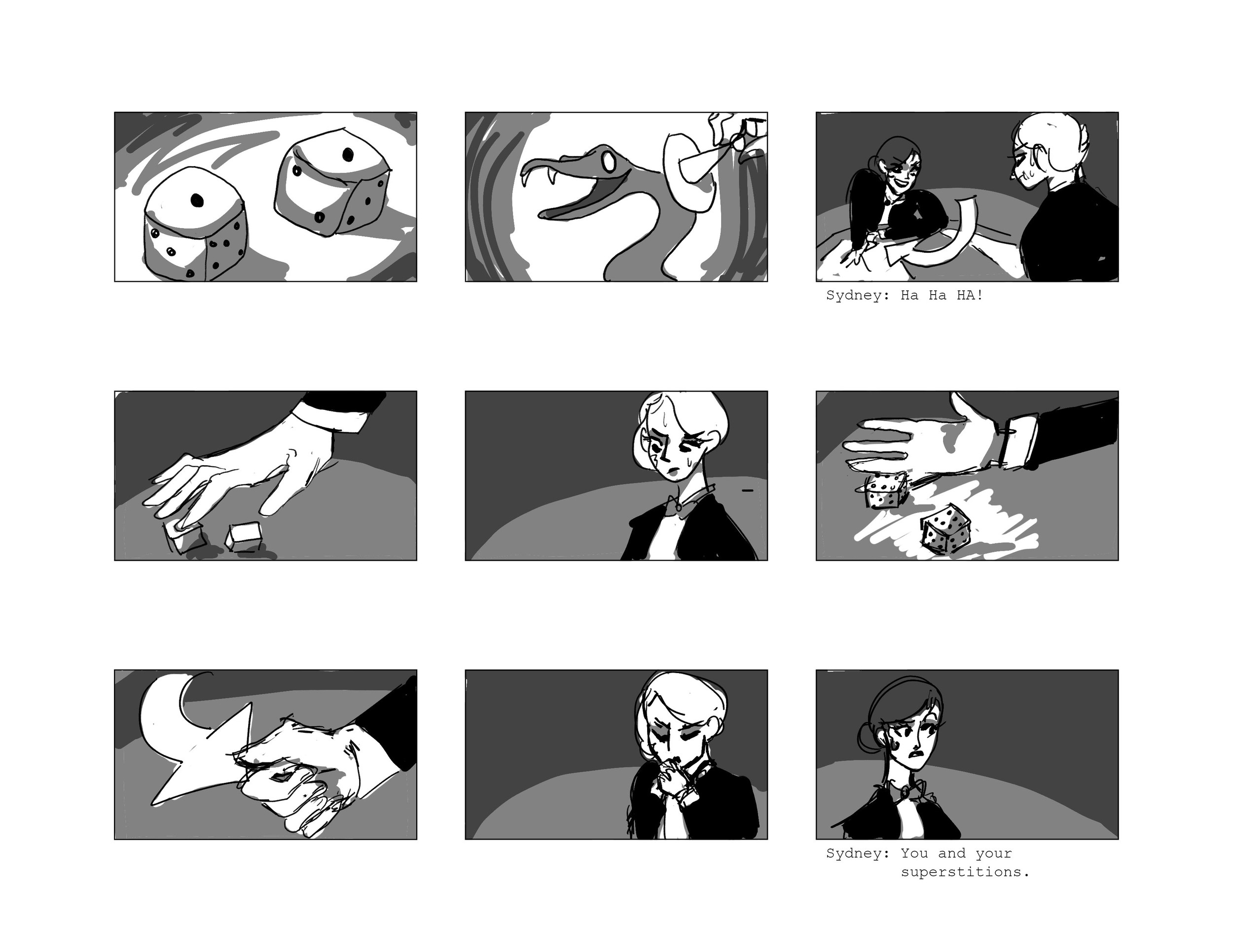 High Stakes Storyboard