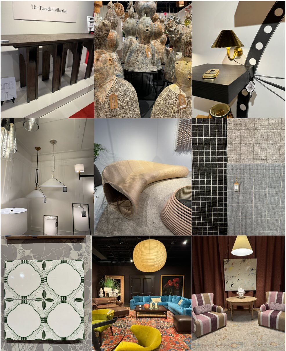 A few highlights and favorites from this year&rsquo;s High Point market. 
.
.
.
.
.
.
.
.
#interiordesign #architecture #homedecor #decor #homestyle  #homedesign #vogueliving #charminghomes #instadecor #flashesofdelight #style #designer #inspiration 