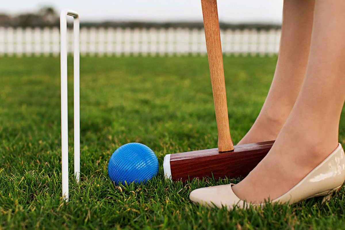 Melbourne party hire of our Croquet game set — Games on the Green