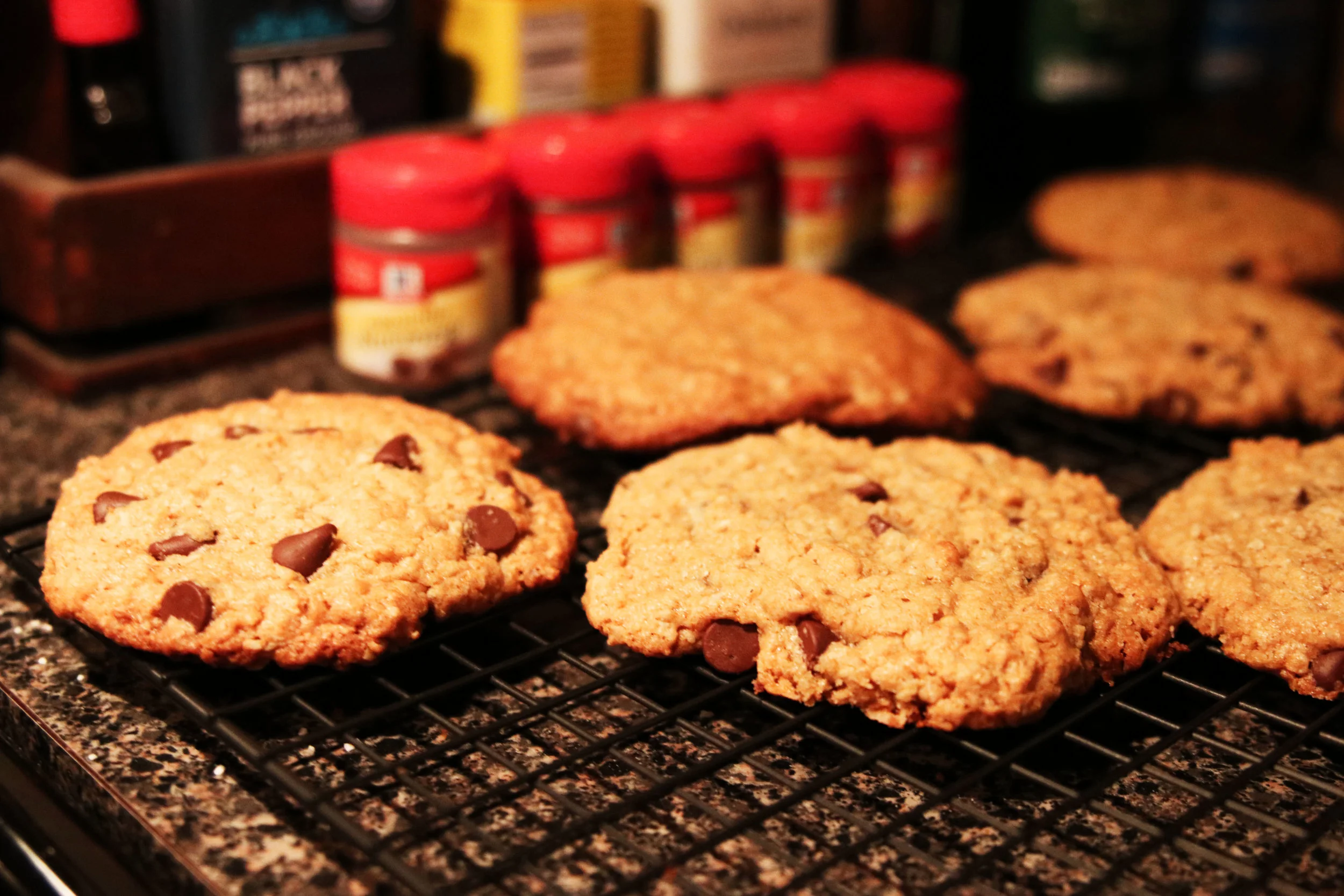 Photo : Carolina O'Neal //Project 333 Fuel: Fresh Oatmeal Chocolate Chip Cookies!