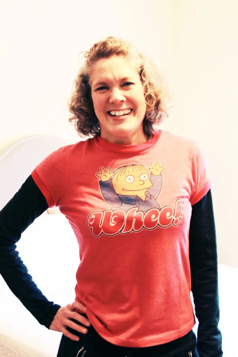 Photo : Carolina O'Neal //The Shirt Says it All: Whee!