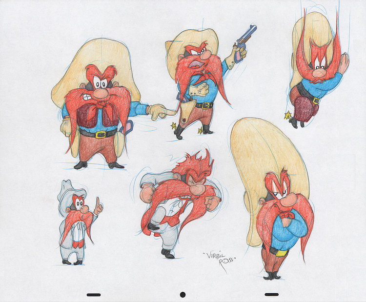 Comic Mint - Animation Art - Speedy Gonzales Model Sheet by Virgil Ross