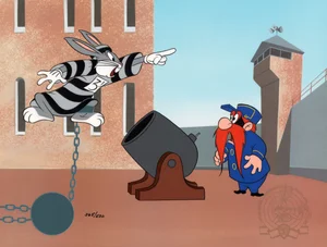 Livre D'autocollants Looney Tunes – Huckleberry Hound – Warner Bros – 1996 – Vintage