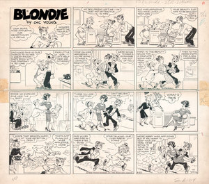 Blondie Paint Book (circa 1955) comic books 1947-1949