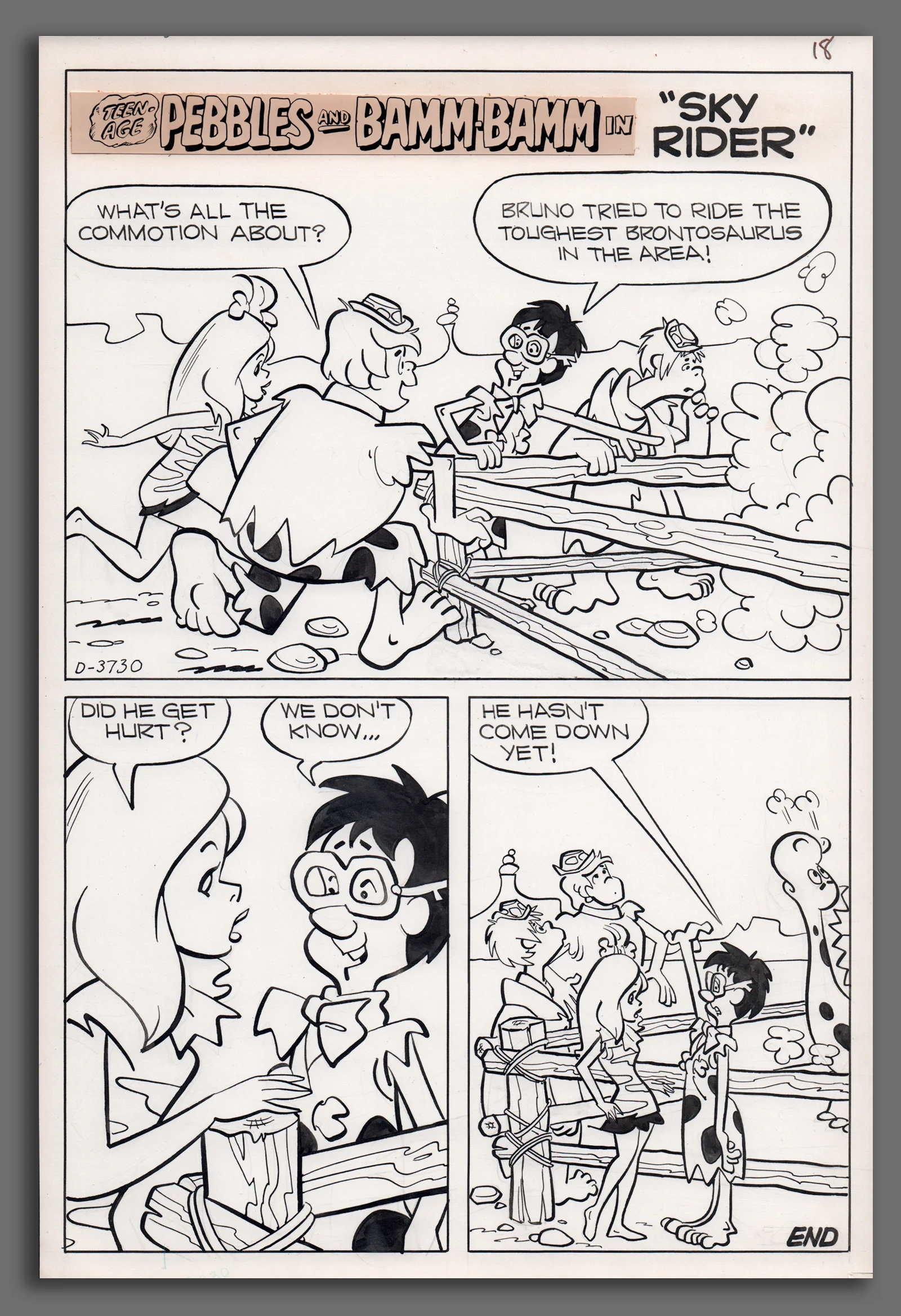 Pebbles and Bamm-Bamm #10 (1975) 1-Page Story